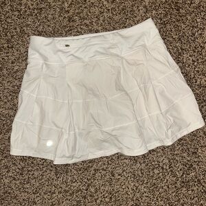 lululemon athletica white skort